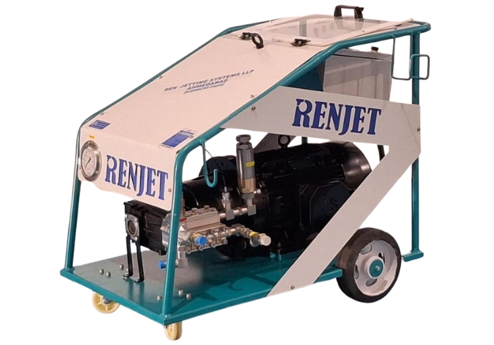 High Pressure Petrol Engine Hydro Blasting Driven System 23 HP  (Model: PHET 17 / 350)